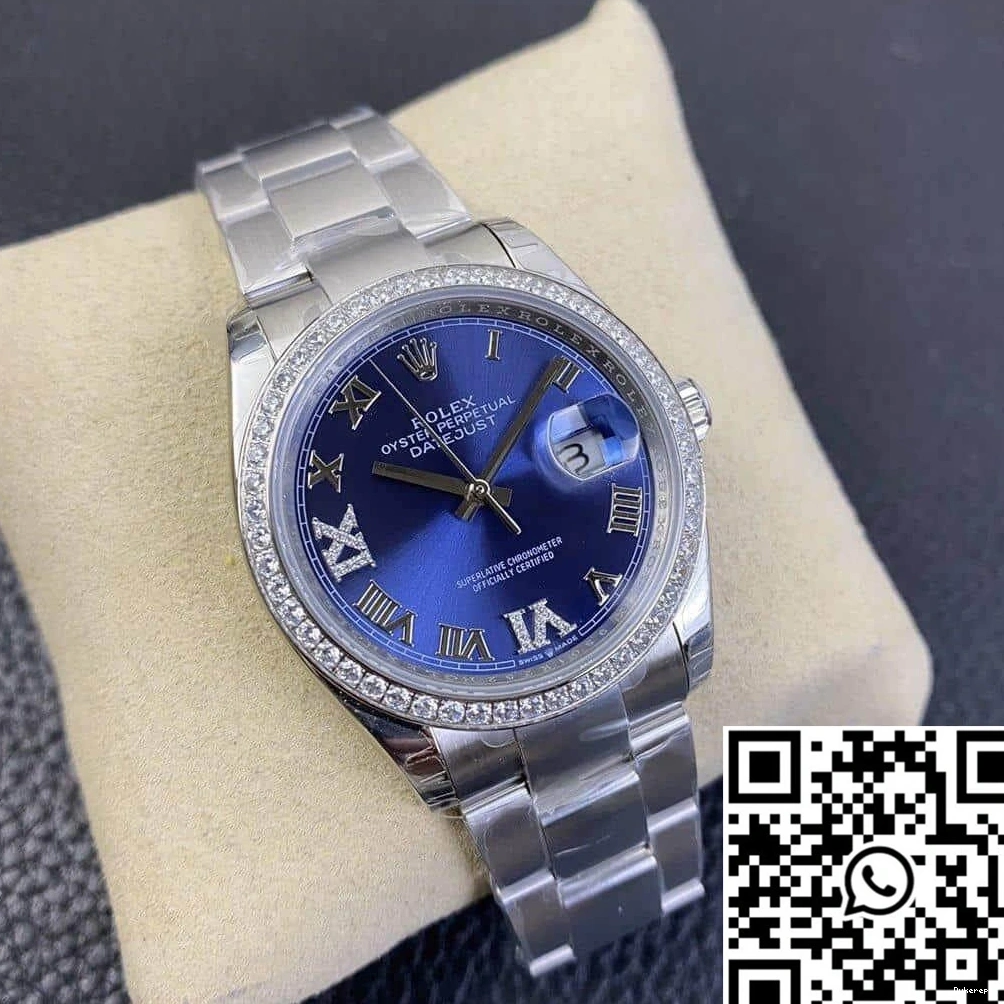 Rolex Factory EW Datejust M126284RBR Bezel Diamond 0324